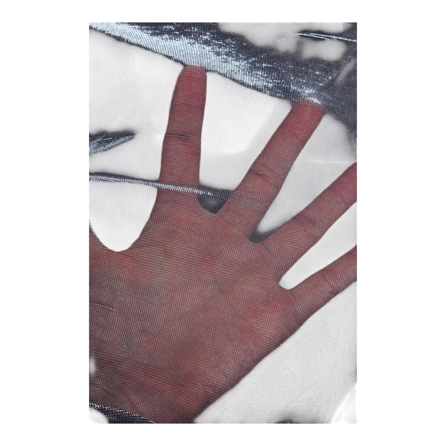 90s RALPH ralph lauren sheer hooded shirt XS