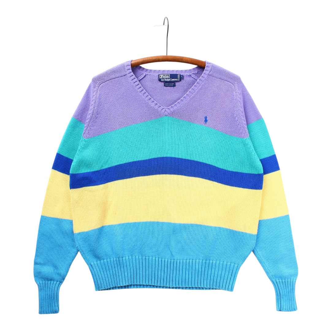 90s Polo Ralph Lauren cotton sweater. large easter