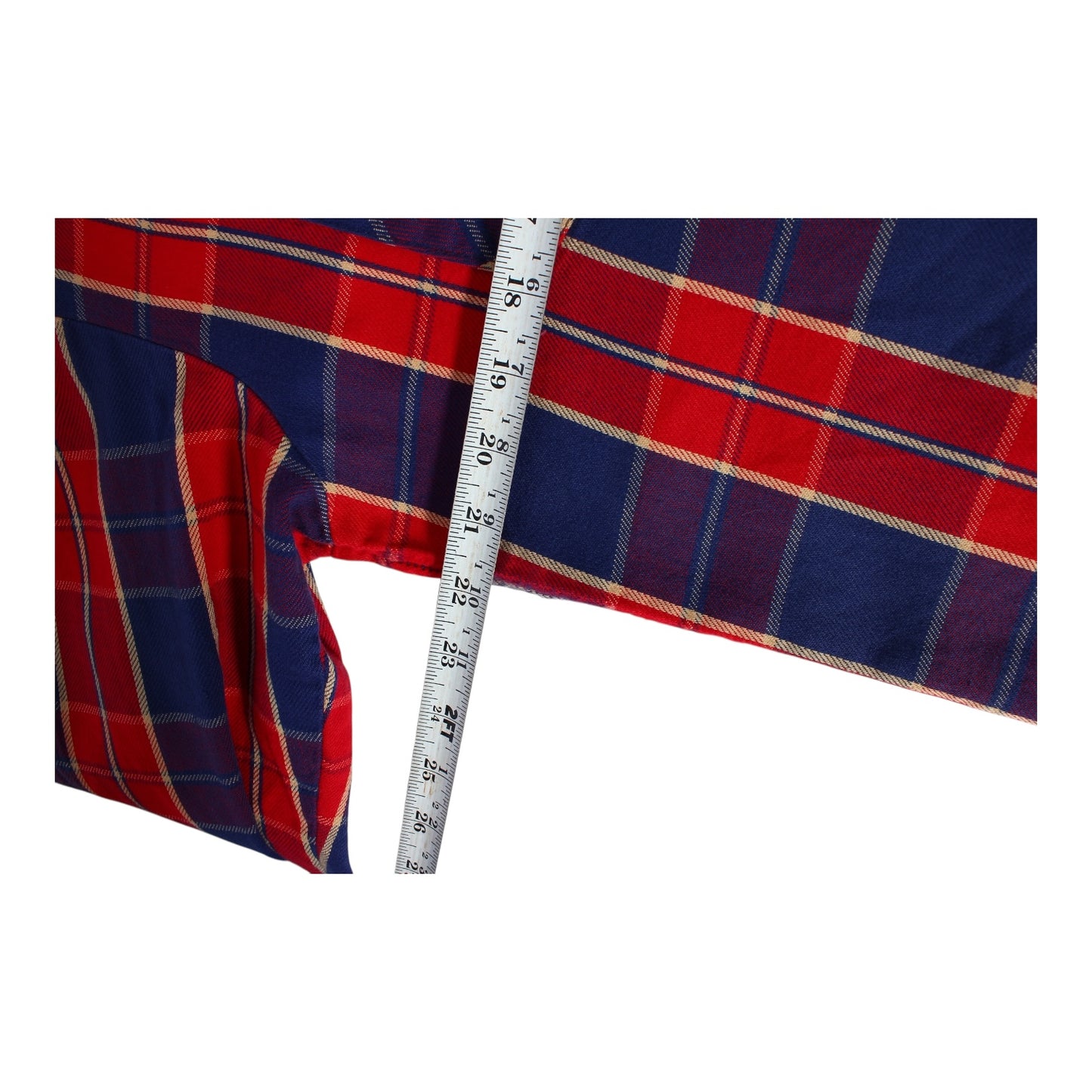 80s Cotton snap button shirt large