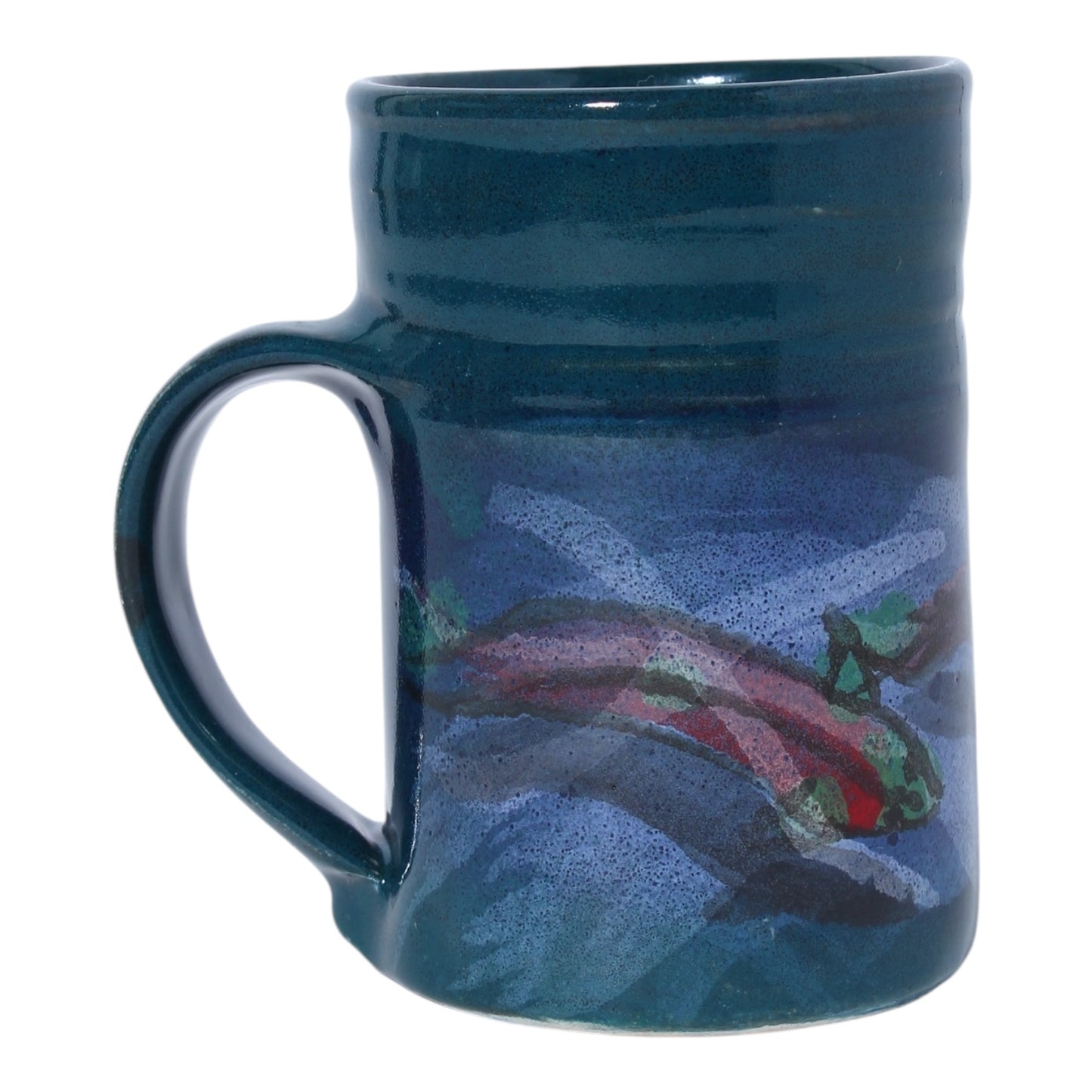 Fish mug handmade