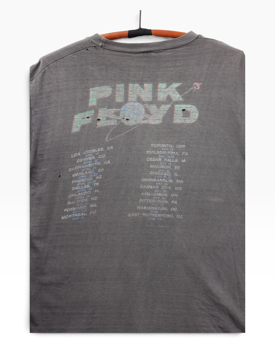 80s Pink floyd tour tee medium