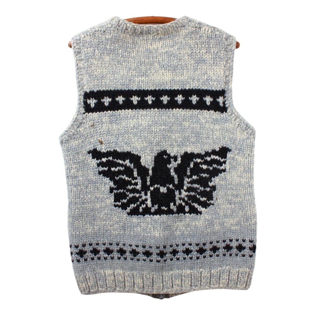 Cowichan thunderbird sweater vest Small