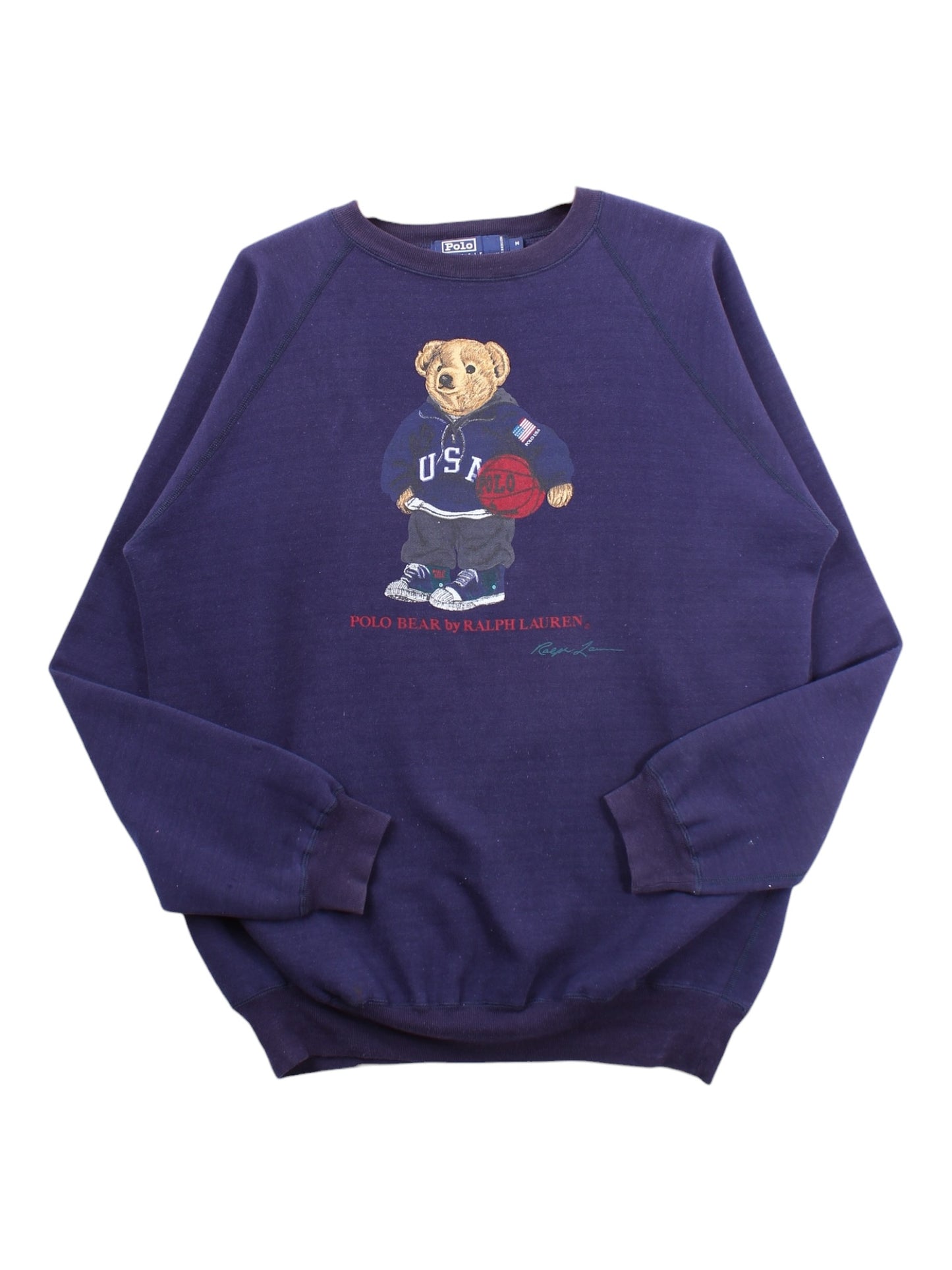 90s Polo Ralph Lauren ball bear crewneck large
