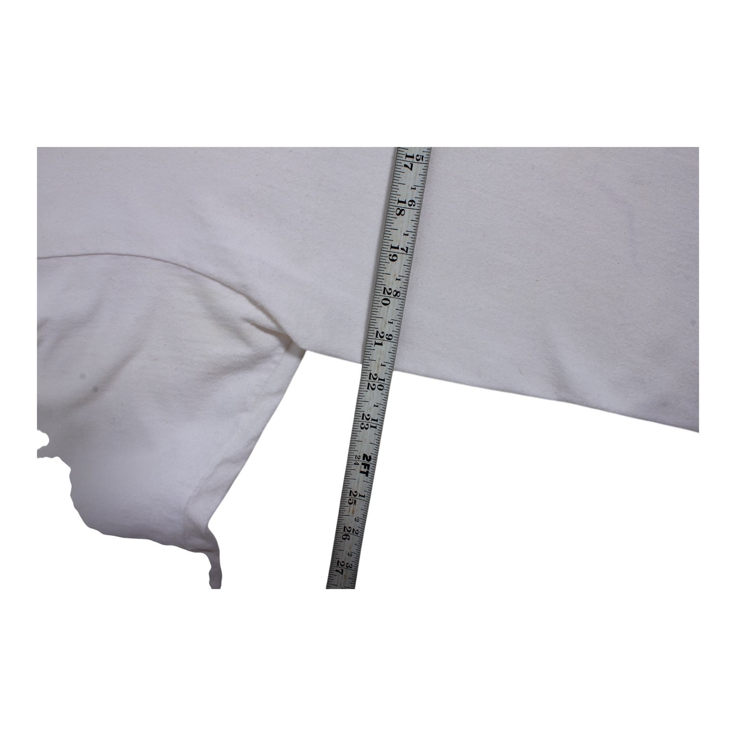 90s Blank white pocket tee large