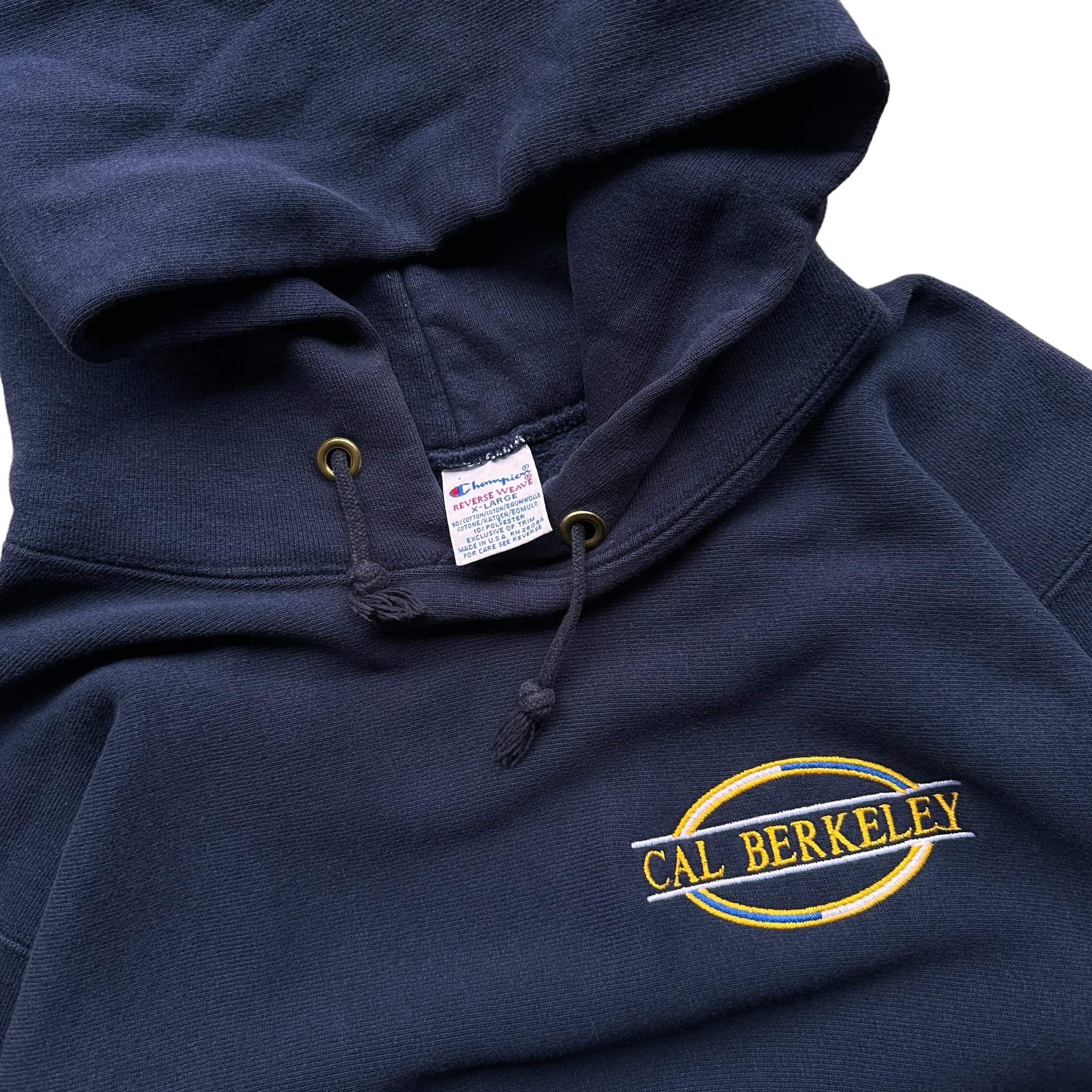 90s Champion reverse weave Cal berkeley hoodie XL