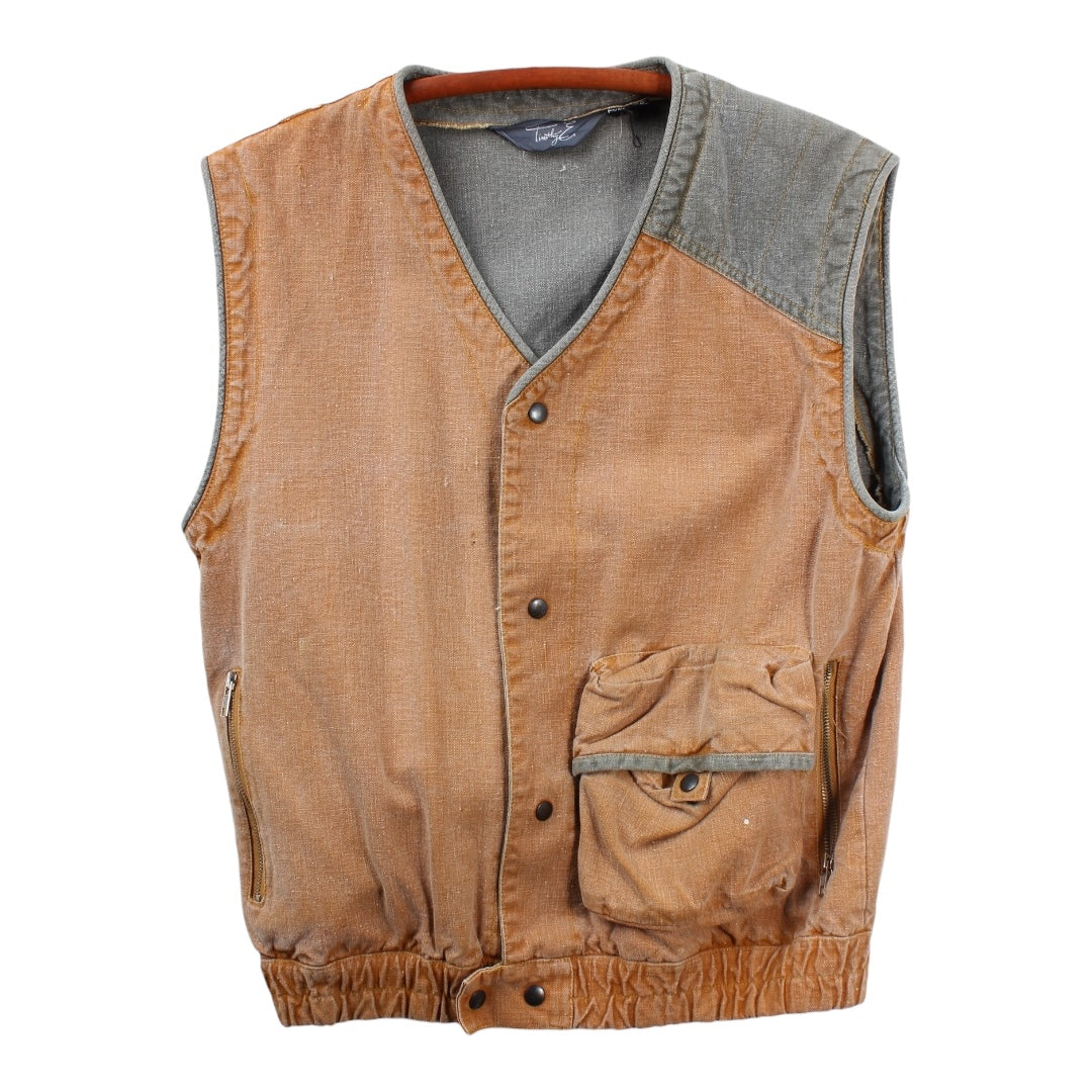 80s Timothy E cotton vest medium
