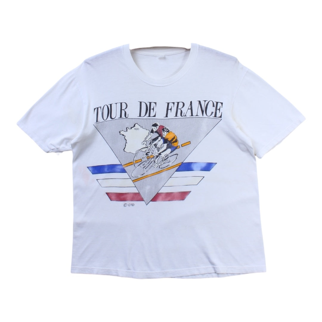 80s Tour de france tee medium