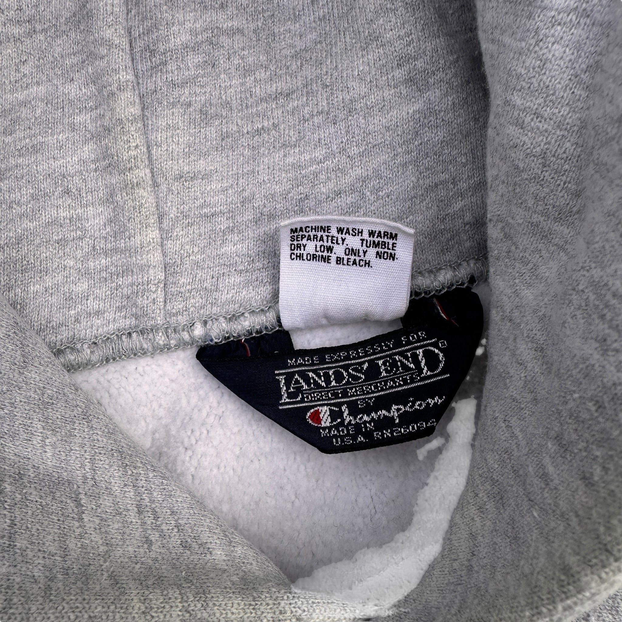 80s Champion reverse weave landsend hoodie XL