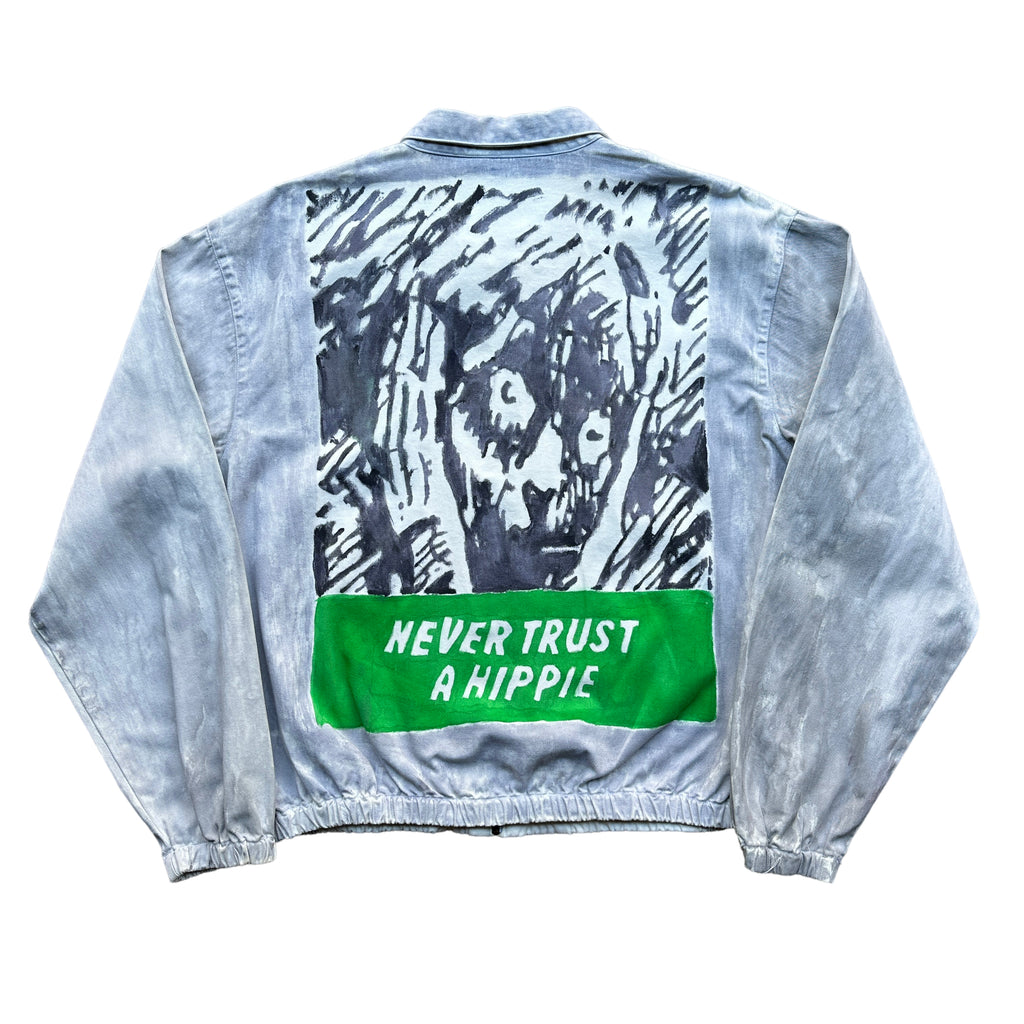 Emersin never trust a hippie polo ralph lauren jacket XL