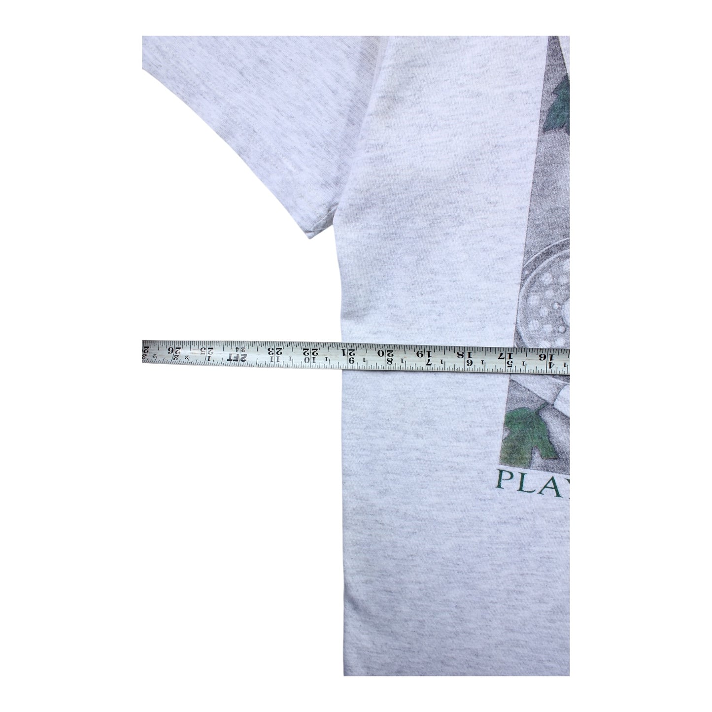 Real men play with their flys tee M/L fish