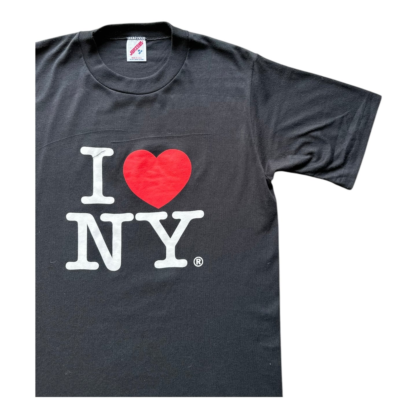 80s I heart new york tee small