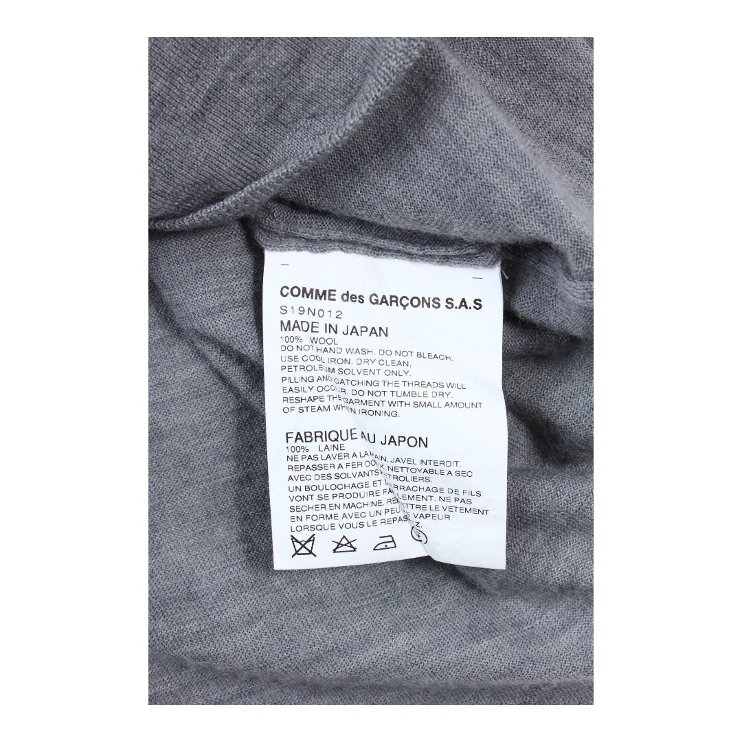 Comme Des Garçon wool wide sweater Small