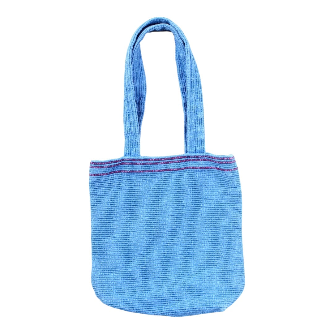 70s Arrow craft woven tote bag