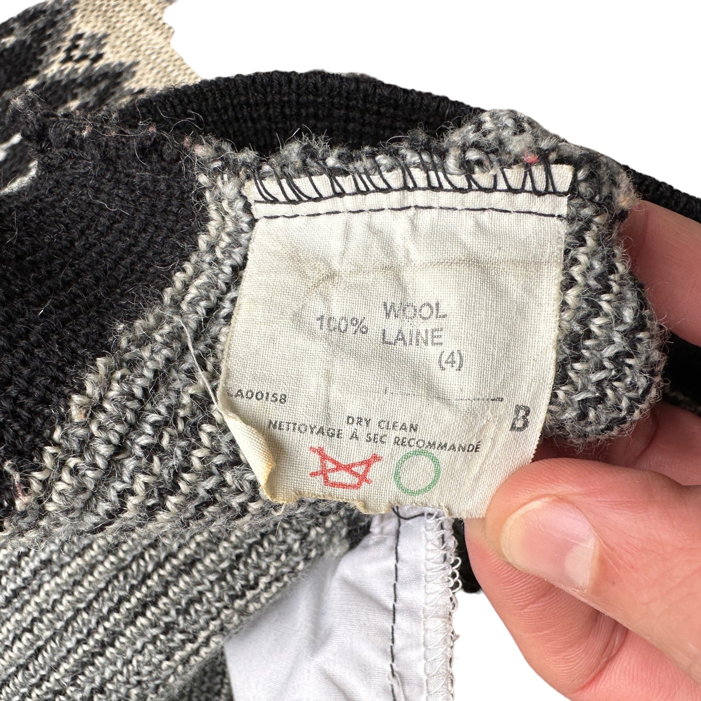 60s Jantzen wool zip sweater Small