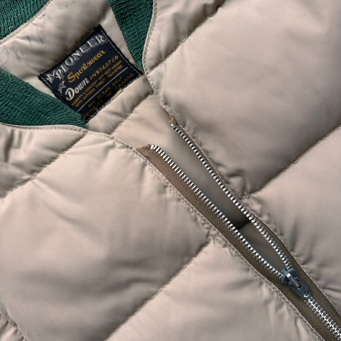 60s Pioneer down jacket large in