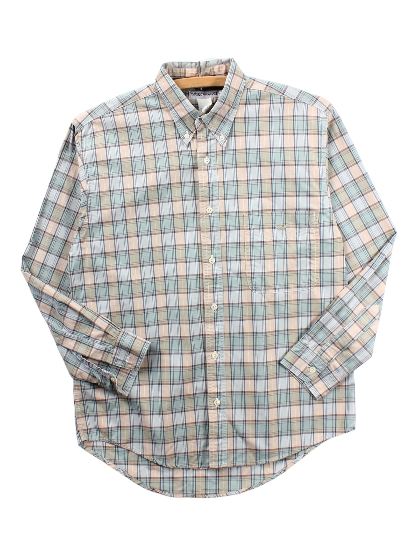 Emporio Armani cotton button up medium Made in italy🇮🇹