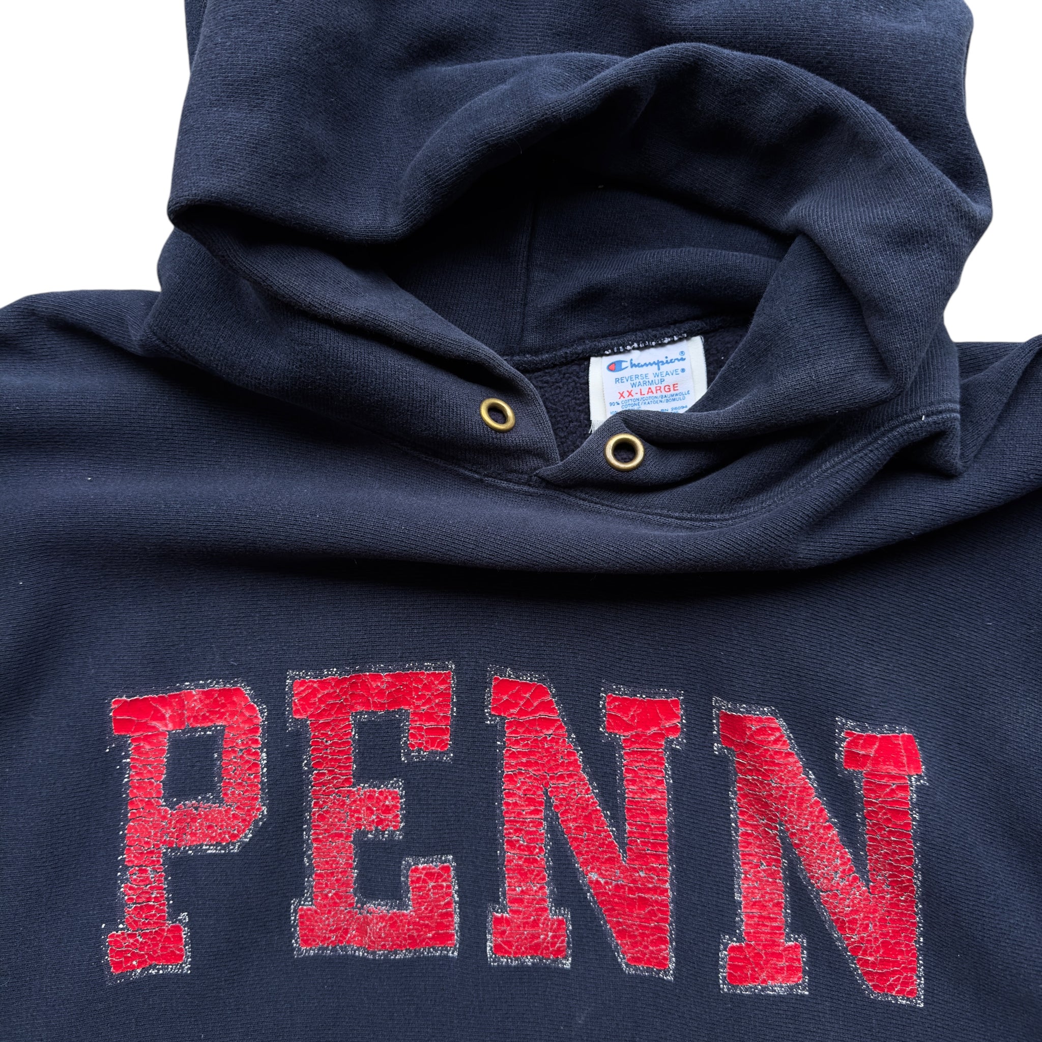 80s Champion reverse weave U Penn hoodie XL fit