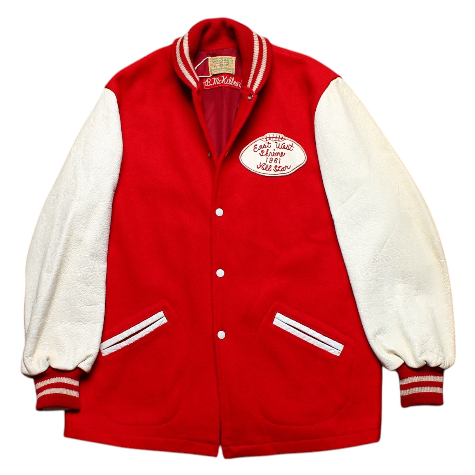 1961 Letterman jacket large skookum sportswear – Vintage Sponsor