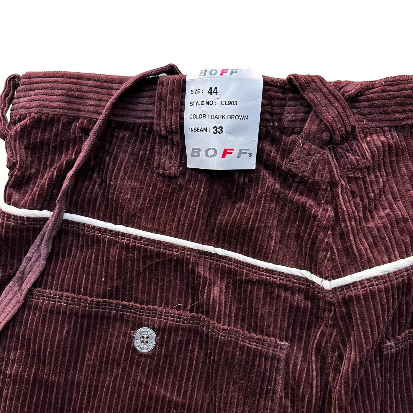 Big baggy raver corduroy 44/33