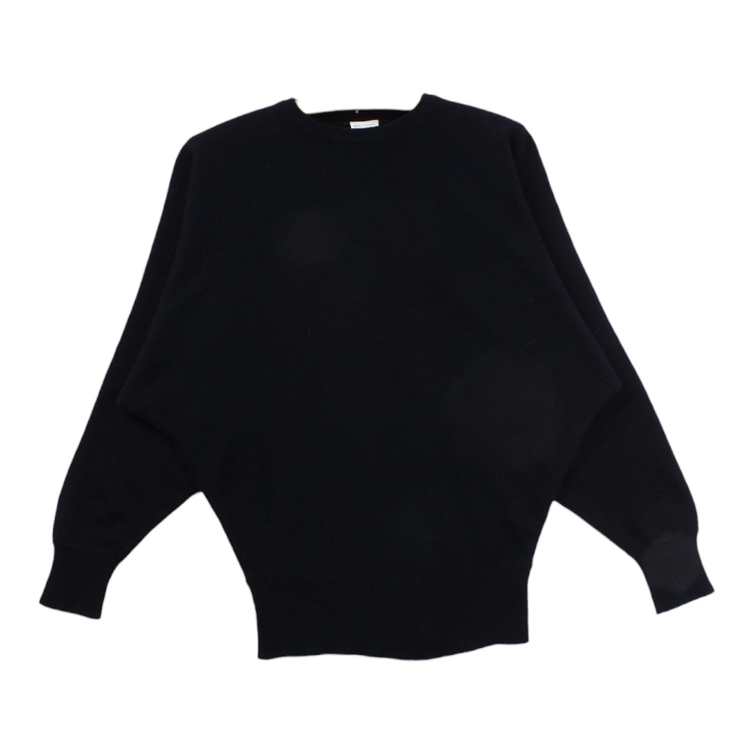 80s Batwing sweater angora/lambswool sweater Medium