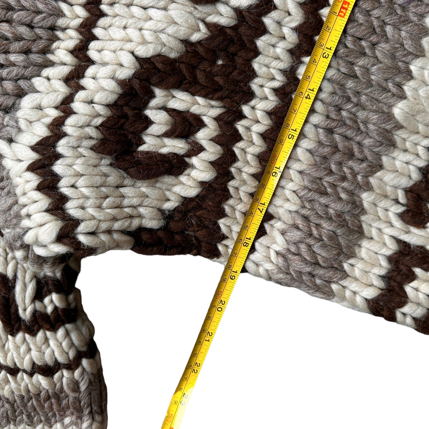 Cowichan waves zip sweater Small