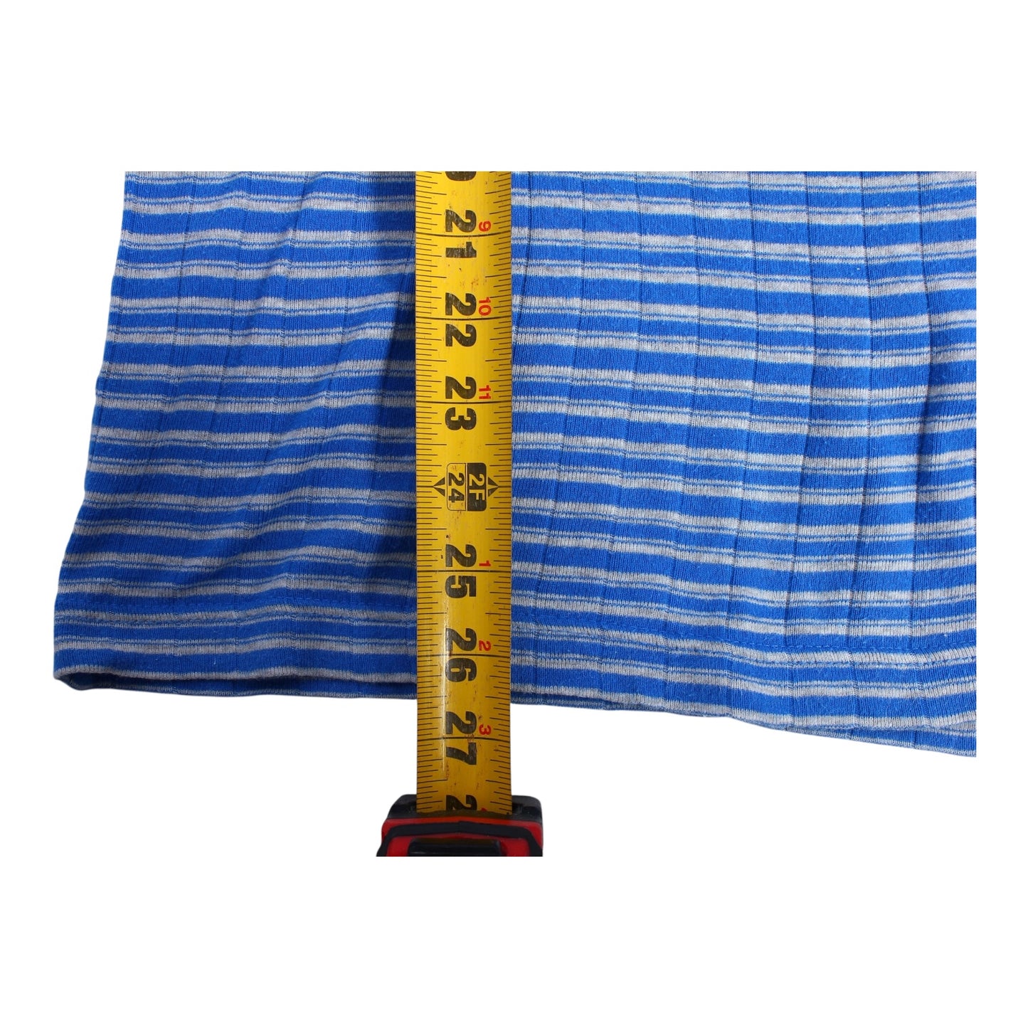 80s Esprit woven striped tee medium