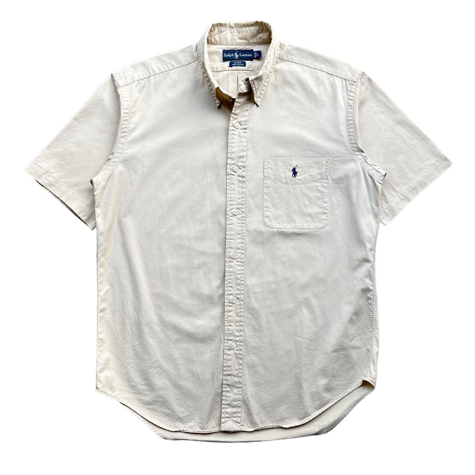 90s Polo Ralph Lauren button down short sleeve pocket shirt large Vintage Sponsor 90s Polo Ralph Lauren button down short sleeve pocket shirt large Vintage Sponsor