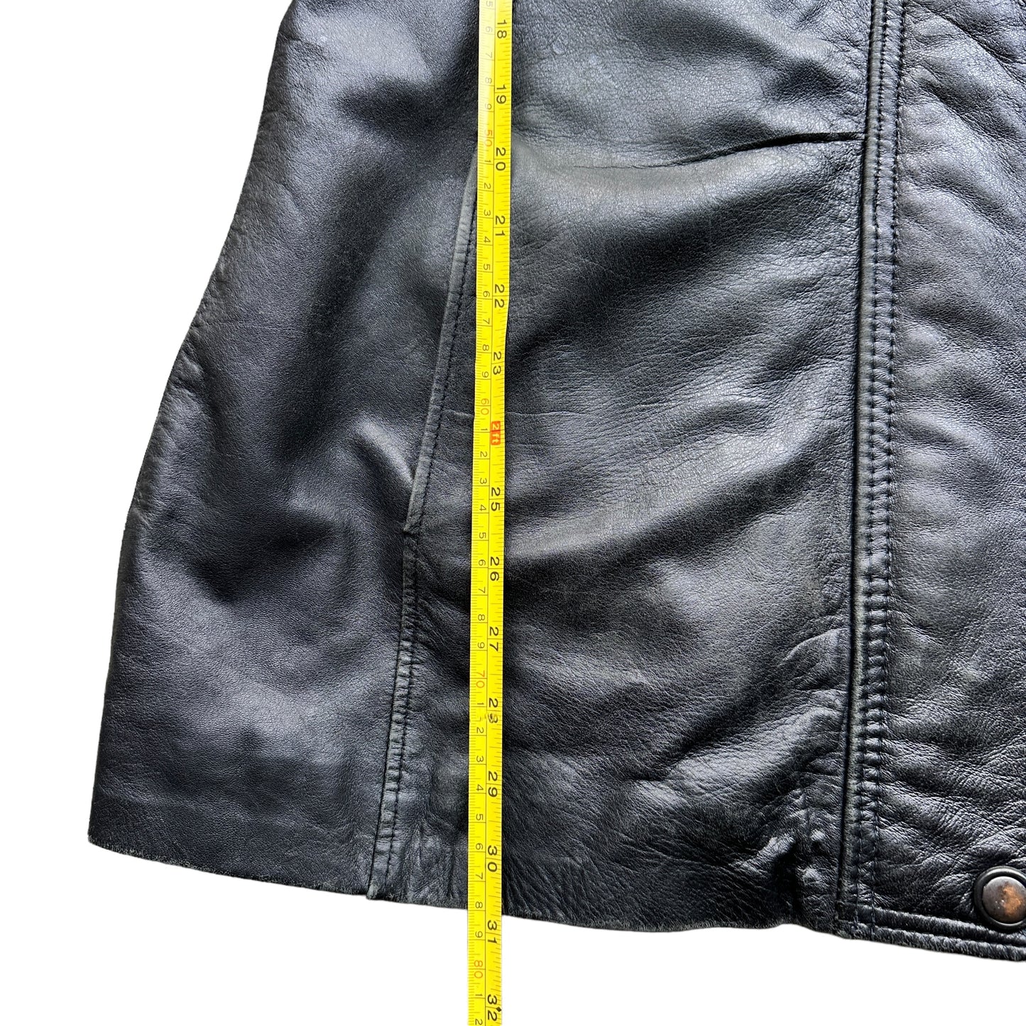 Buttery leather coat Medium