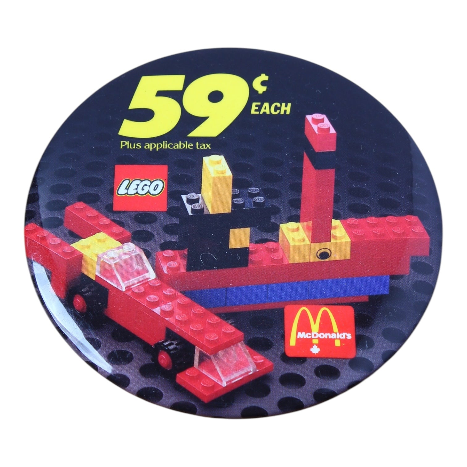 80s Mcdonald's lego pin – Vintage Sponsor