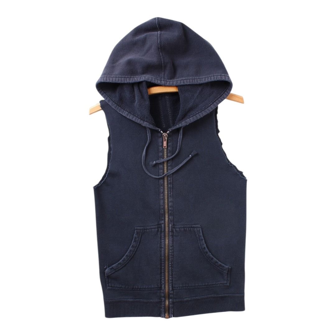 Rick owen’s sleeveless hoodie XS