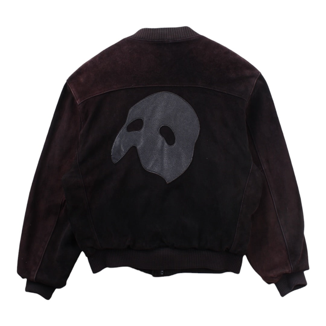 80s Phantom of the opera suede jacket cast and crew M/L