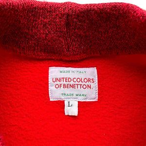 Made in italy🇮🇹 Benetton fleece crewneck large