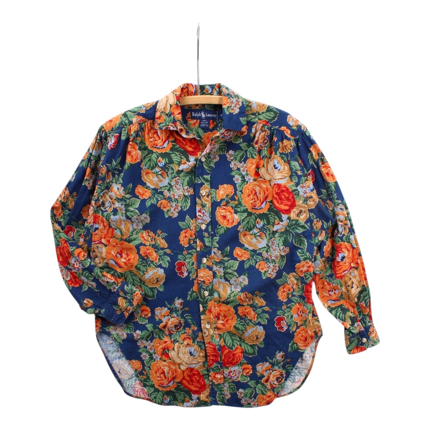 80s Polo Ralph Lauren floral shirt women’s large