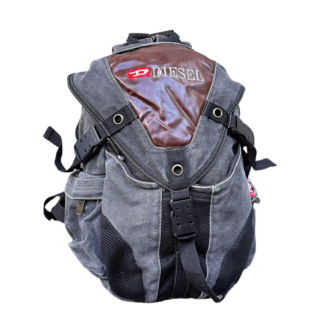 Y2K Diesel backpack. oakley vibes