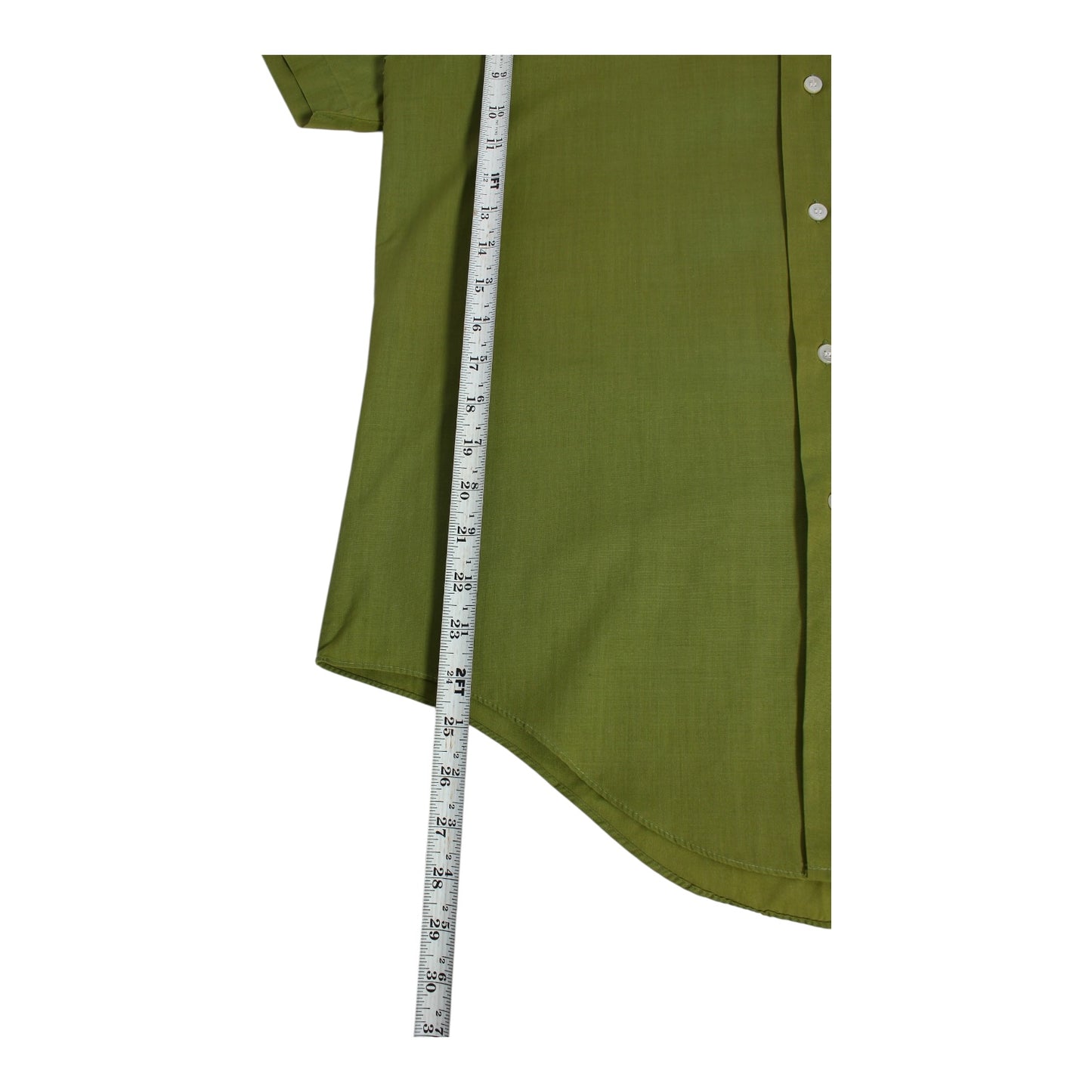 70s Button up short sleeve medium