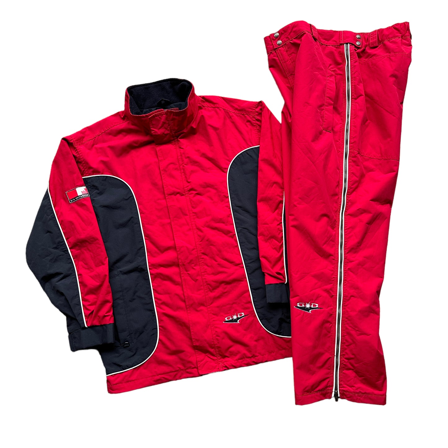 90s Goowey duck snowboard outerwear set large