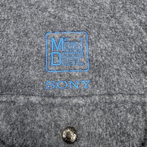 Early 2000s MiniDisc snap fleece shirt jacket XXL