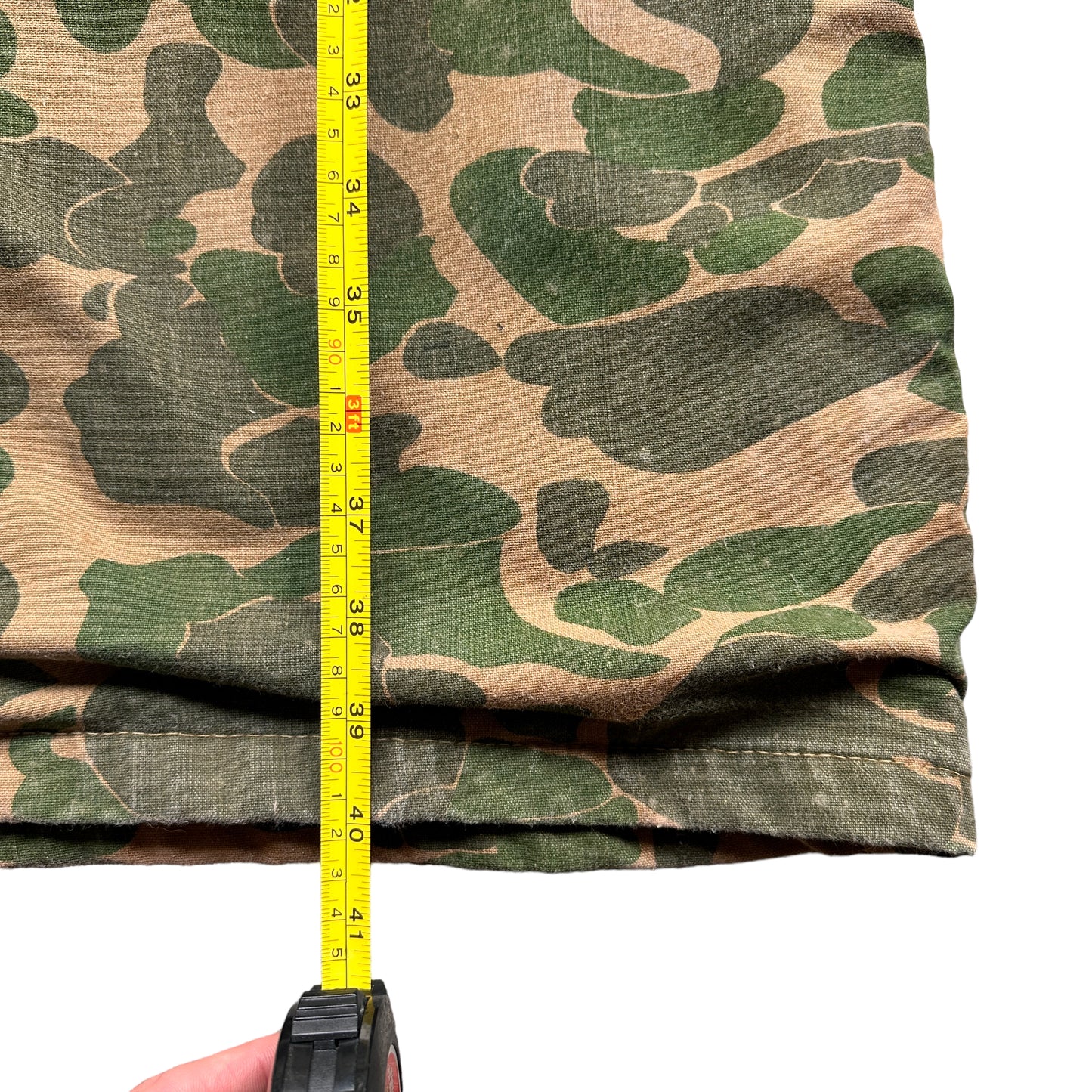 80s Duck camo long camo cotton jacket XL