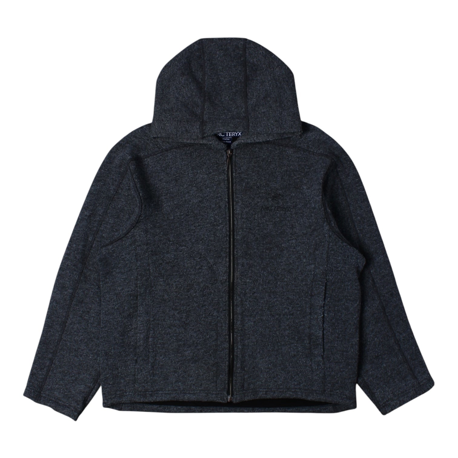 Early 2000s Arc'teryx gothic hood wool blend light grey medium