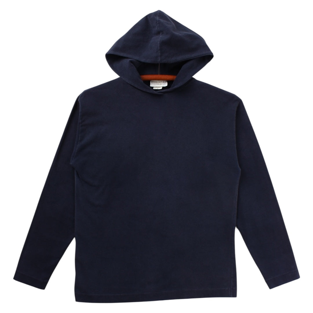 90s Banana republic hooded longsleeve X Small