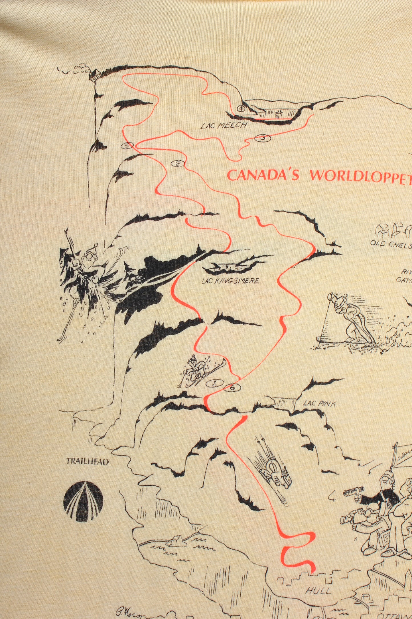 80s Gatineau 5 canadas worldloppet tee S/M