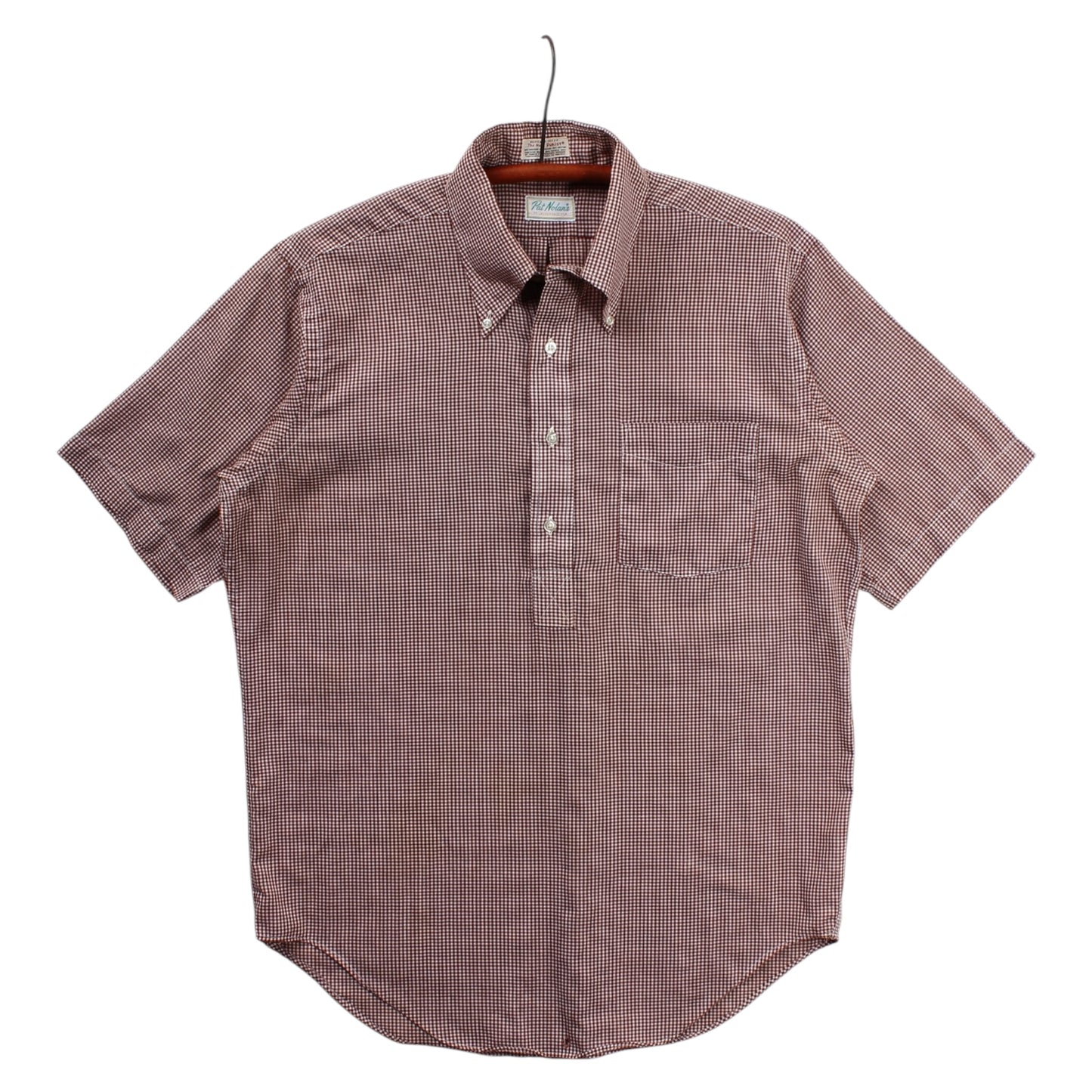 60s Popover button down shirt large