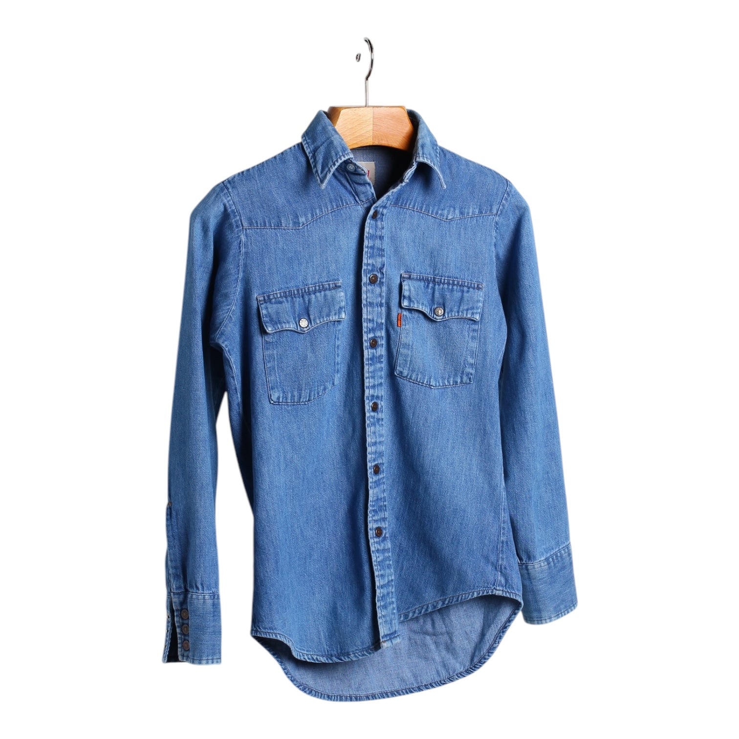 70s Levi's orange tab western denim shirt small – Vintage 70s Levi's orange tab western denim shirt small – Vintage