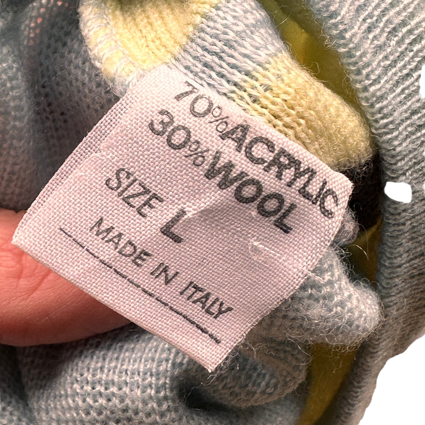 Made in italy🇮🇹 Wise guy style sweater large