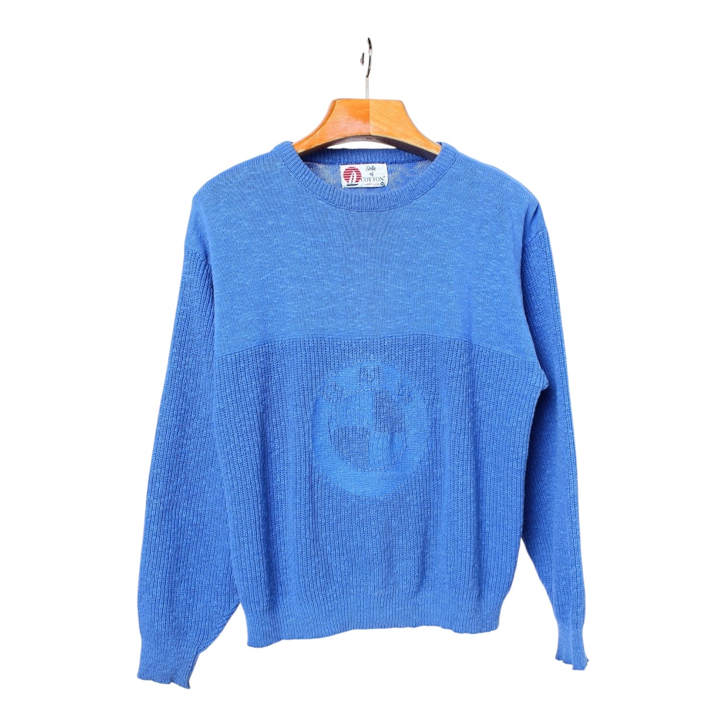 80s BMW cotton sweater medium