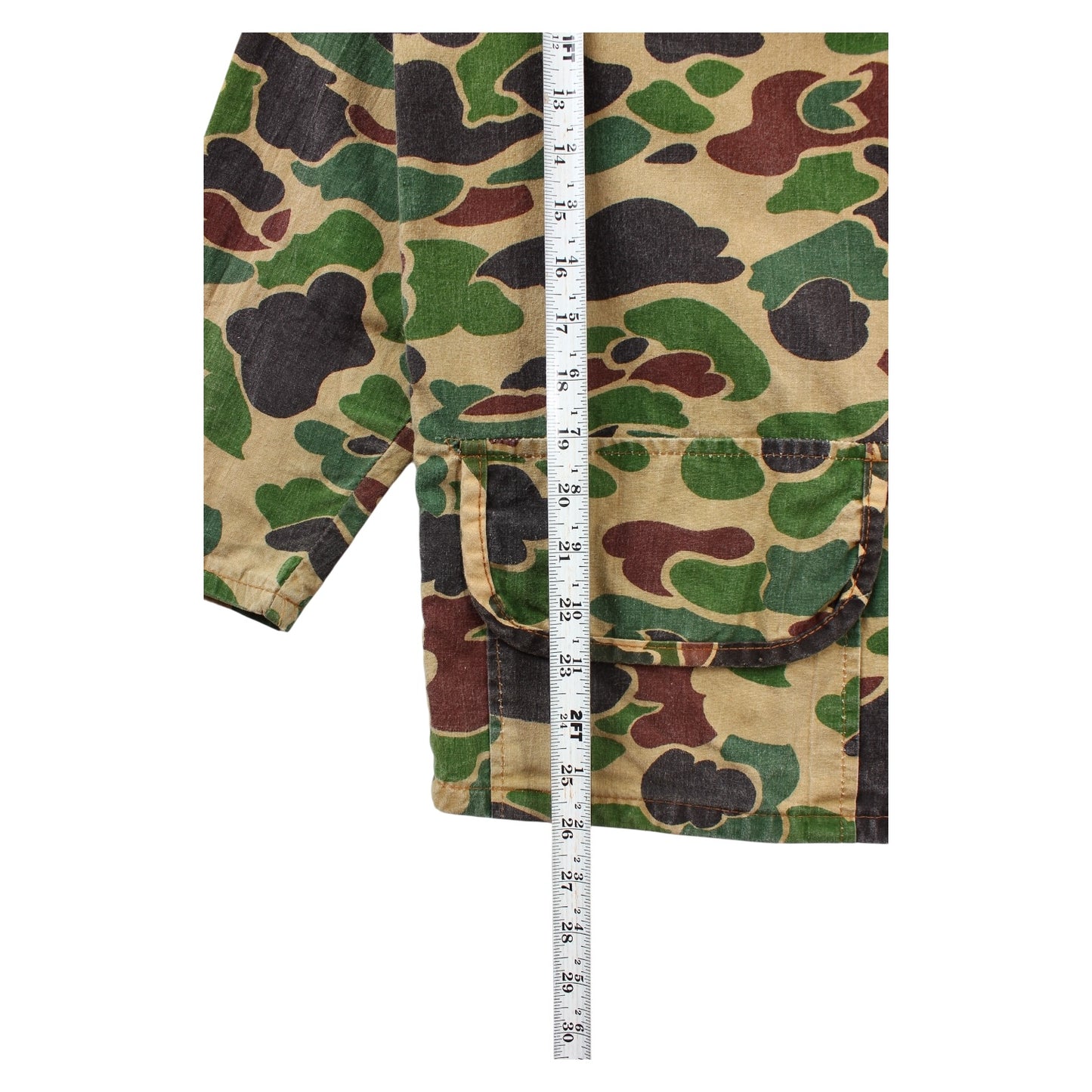 80s Duck camo shirt jacket Small