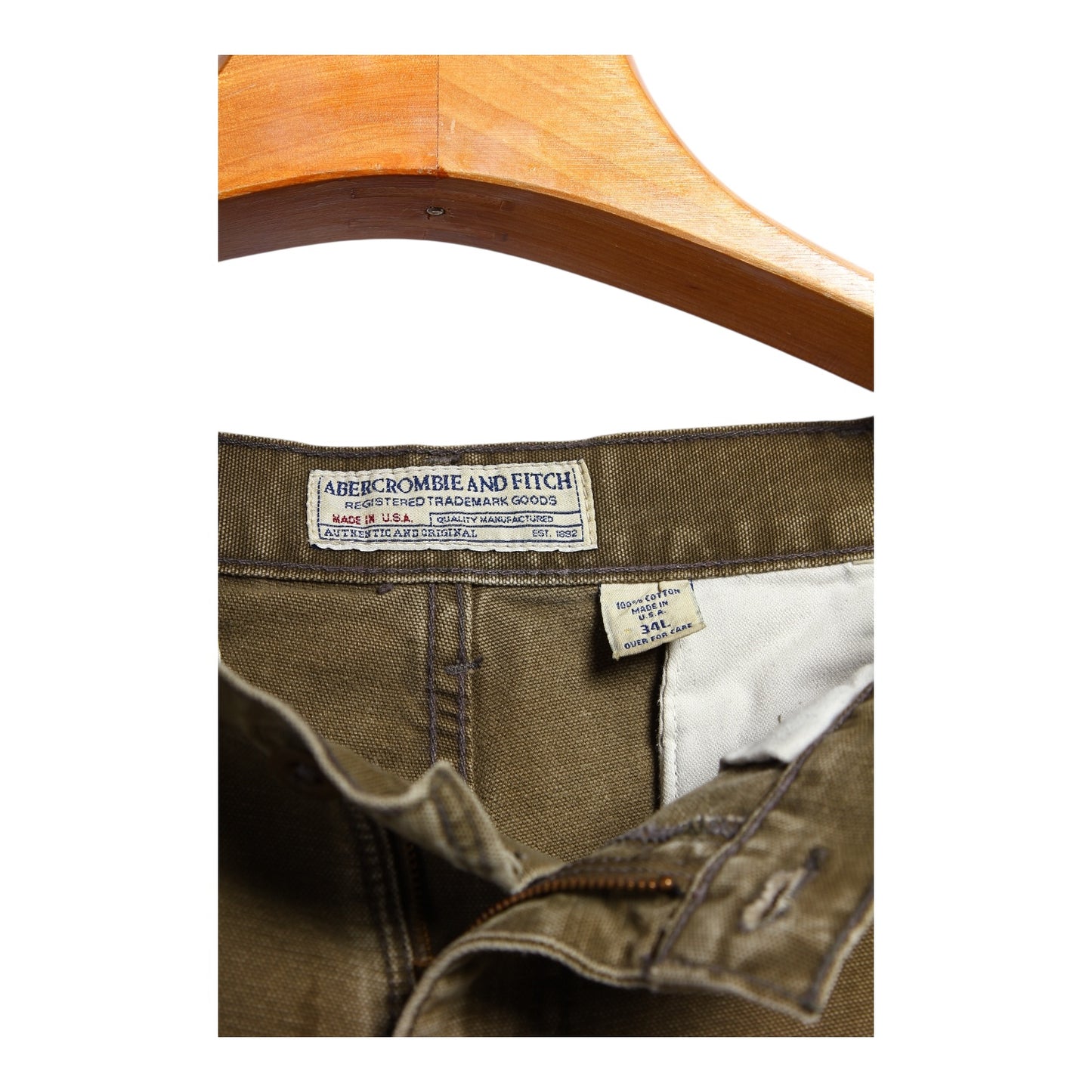 90s Abercrombie & fitch baggy cargos Made in usa🇺🇸 34/34