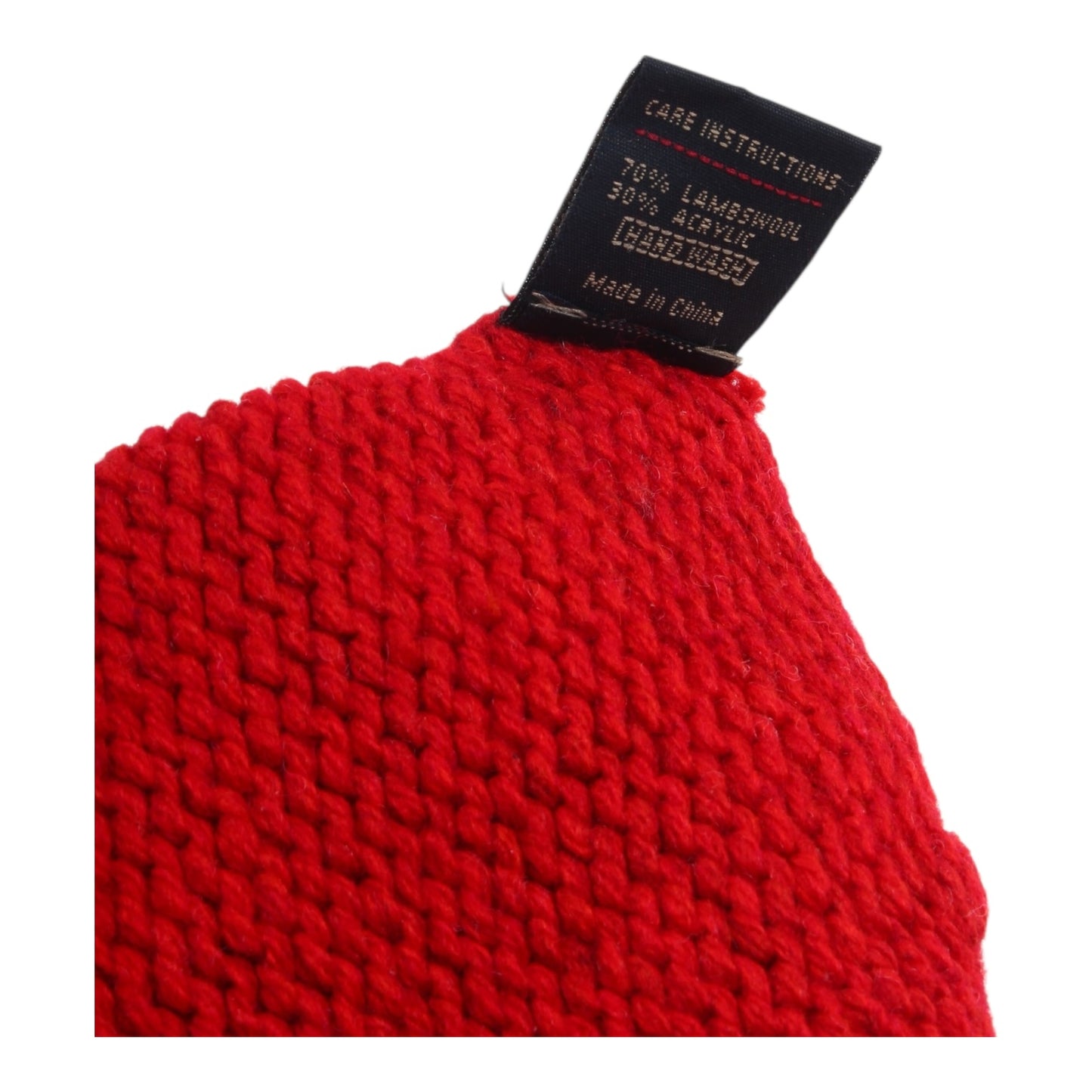 90s Abercrombie lambswool ear flap beanie