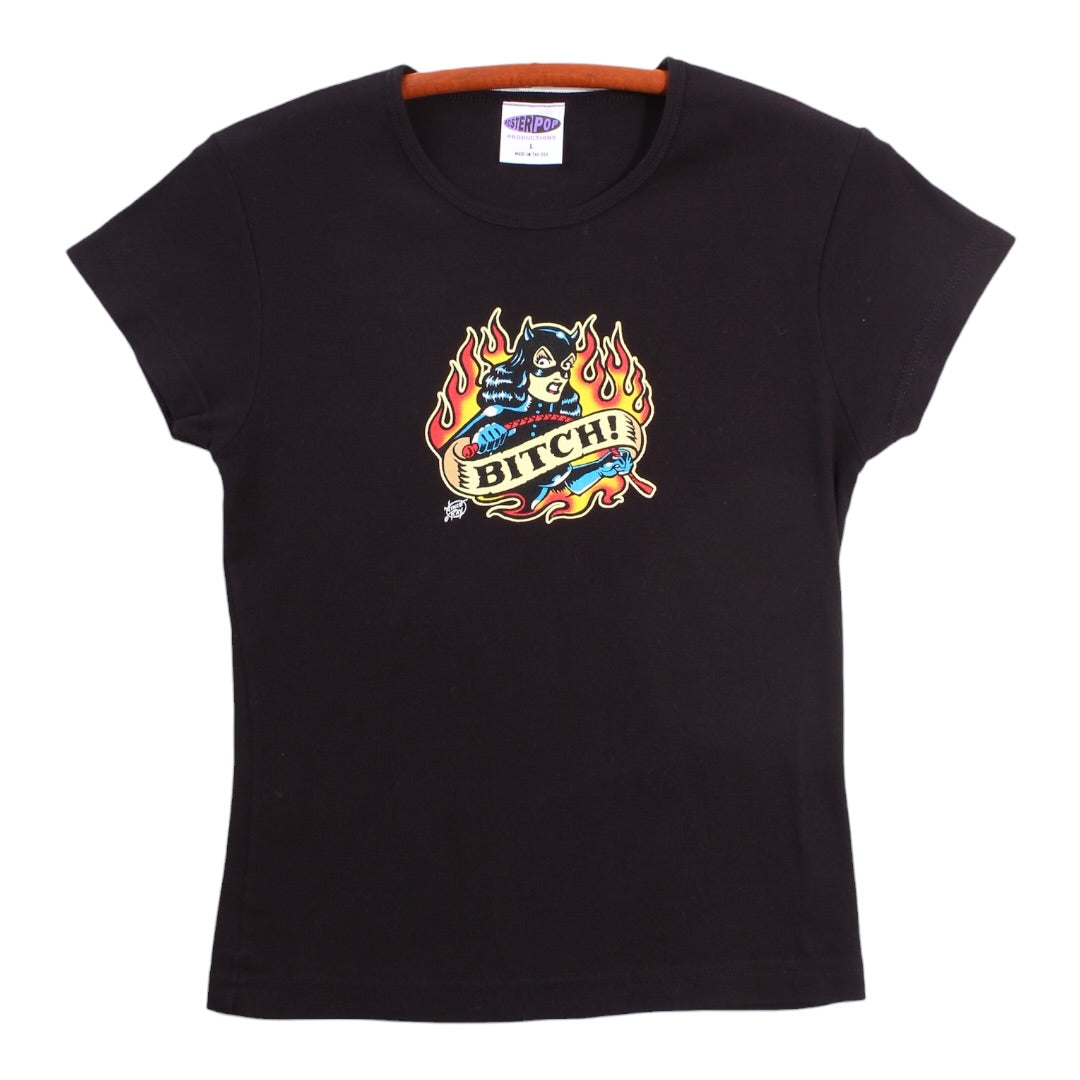 Poster pop BITCH baby doll tee
