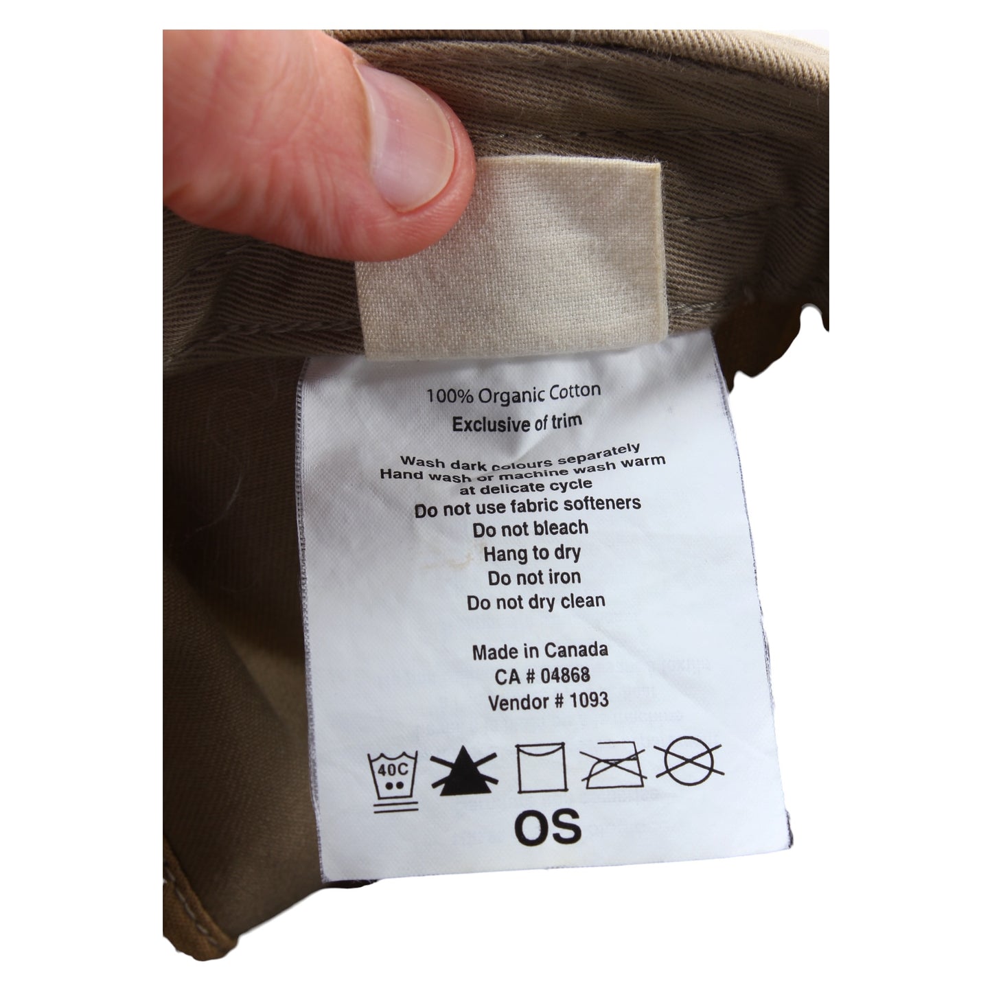 Mec Organic cotton hat